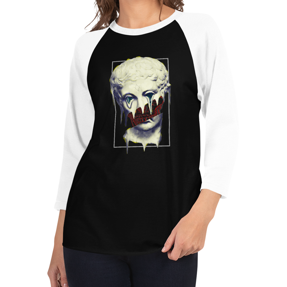 Dissociative Playera Raglán Manga 3/4