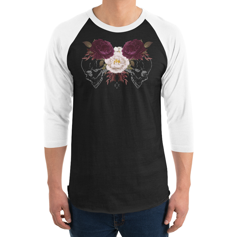 Dead Rose Playera Raglán Manga 3/4