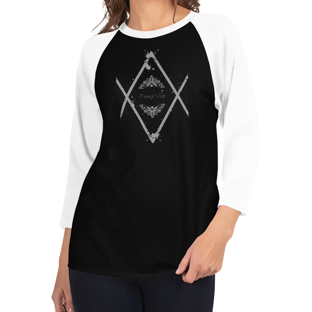 Animal Vice Playera Raglán Manga 3/4