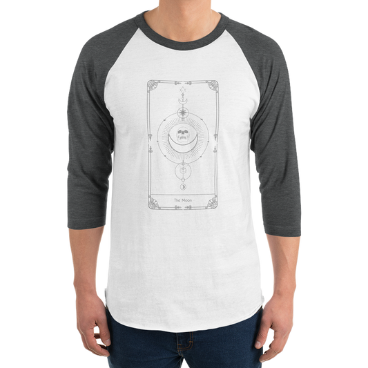 The Moon Playera Raglán Manga 3/4