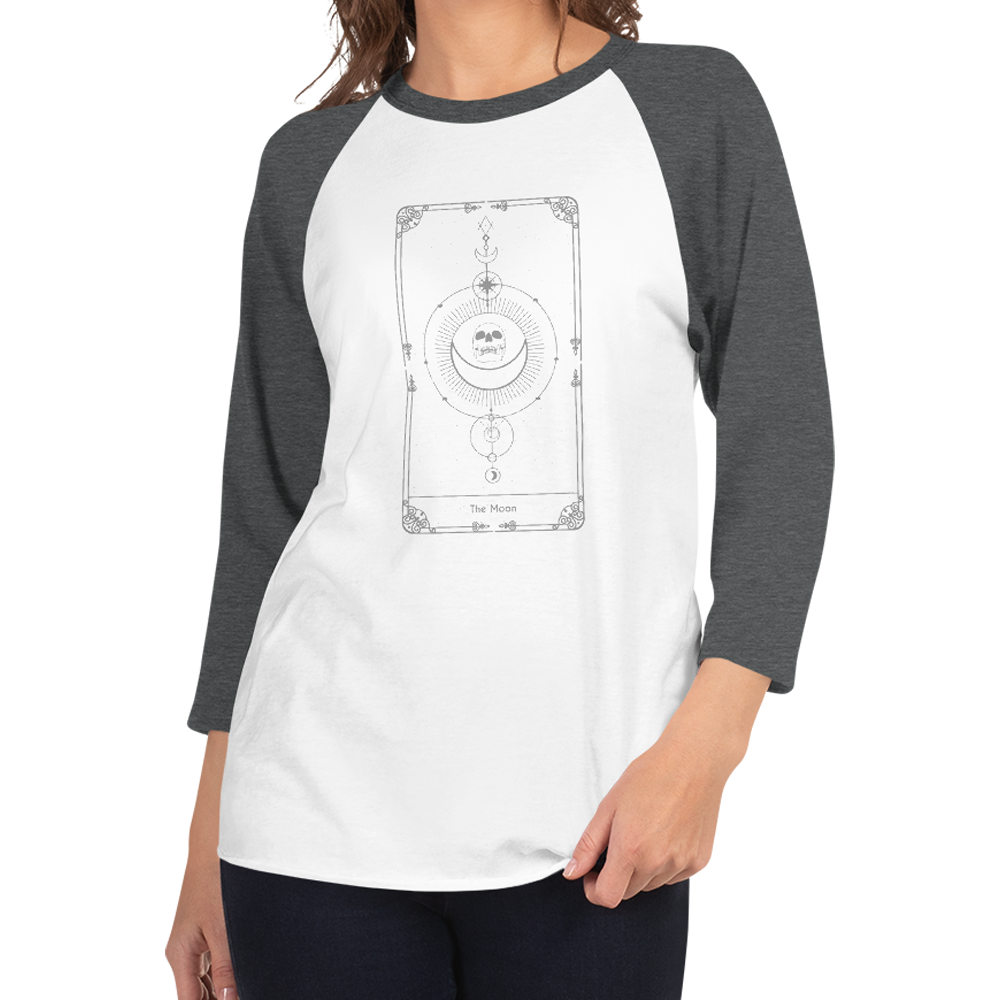 The Moon Playera Raglán Manga 3/4