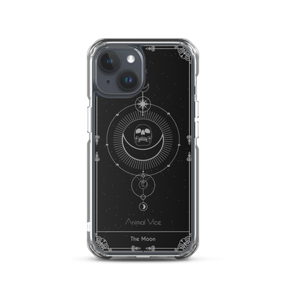 The Moon Black iPhone Case