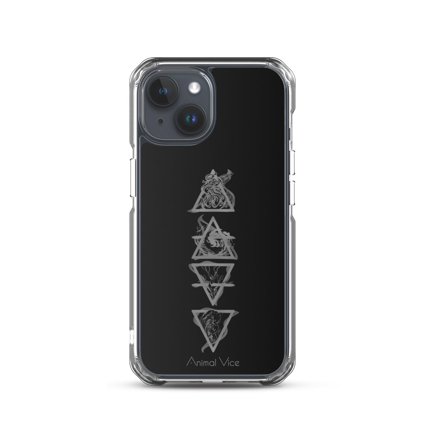 Elements Black iPhone Case