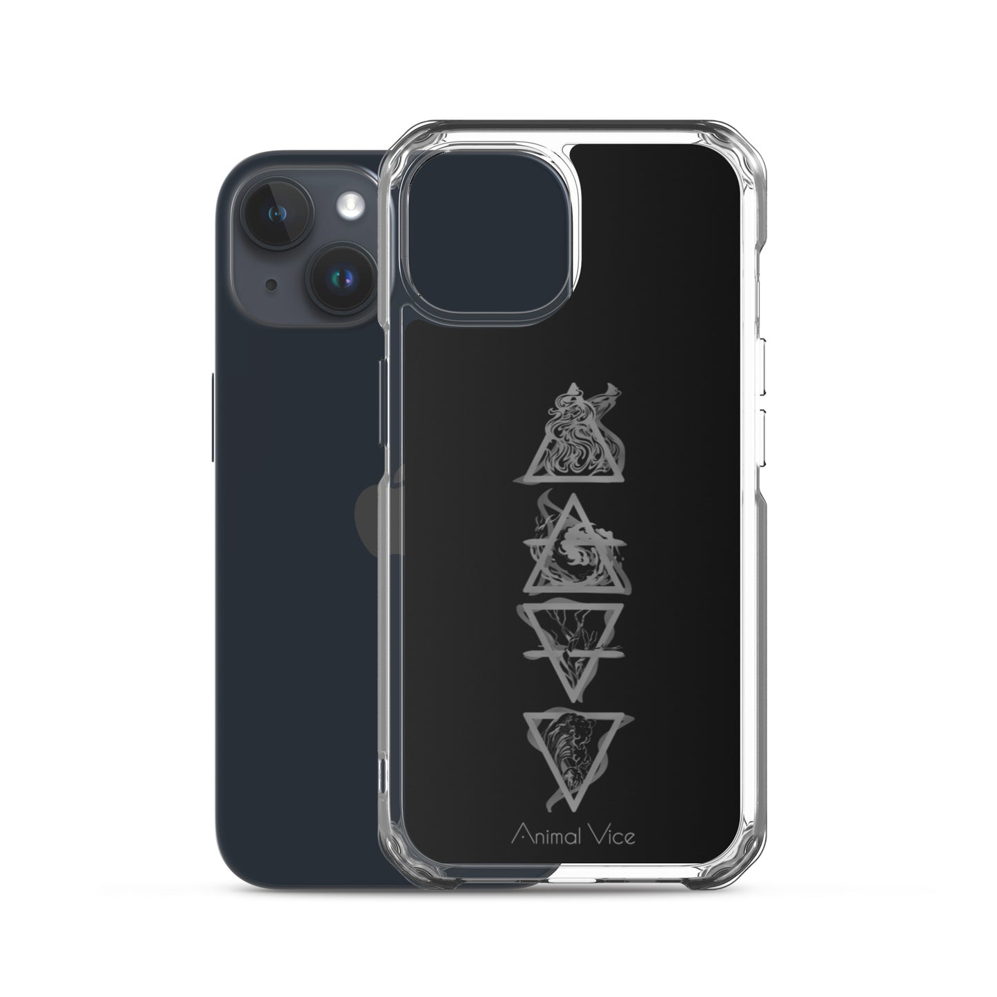 Elements Black iPhone Case
