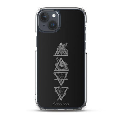 Elements Black iPhone Case