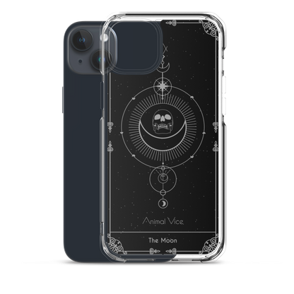 The Moon Black iPhone Case