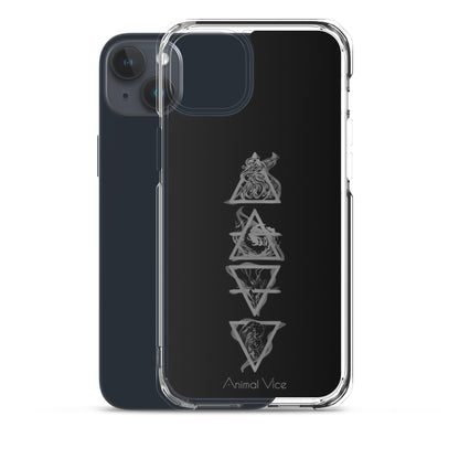 Elements Black iPhone Case