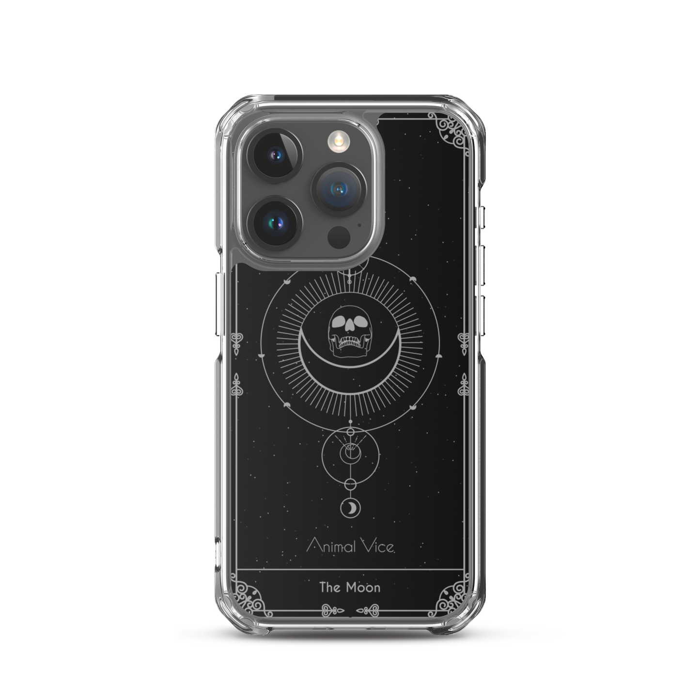 The Moon Black iPhone Case