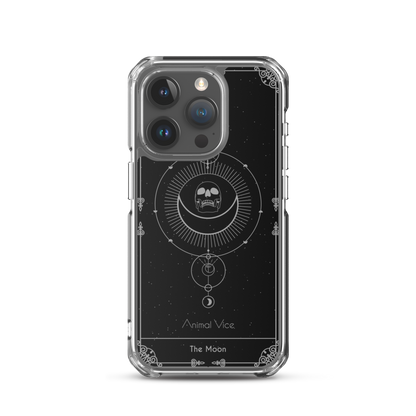 The Moon Black iPhone Case
