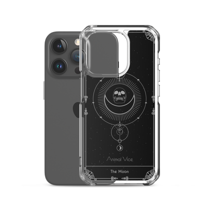 The Moon Black iPhone Case