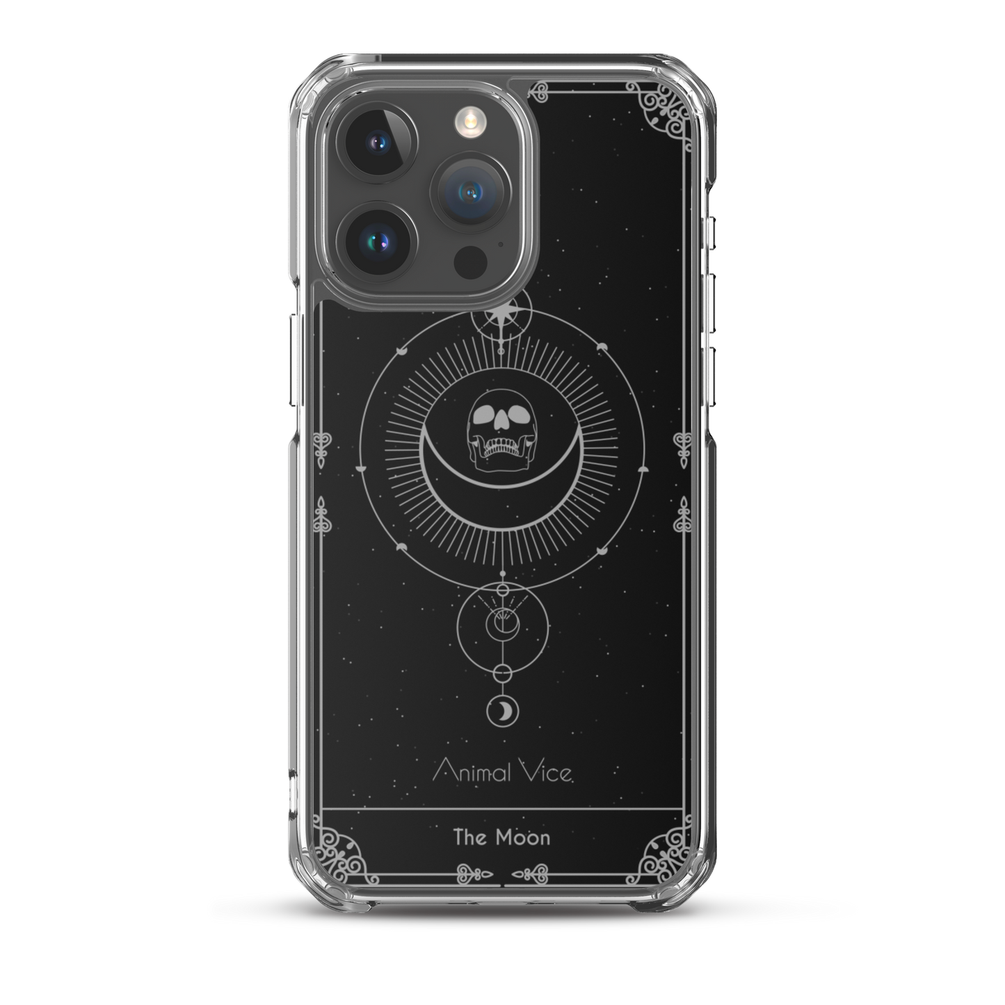 The Moon Black iPhone Case