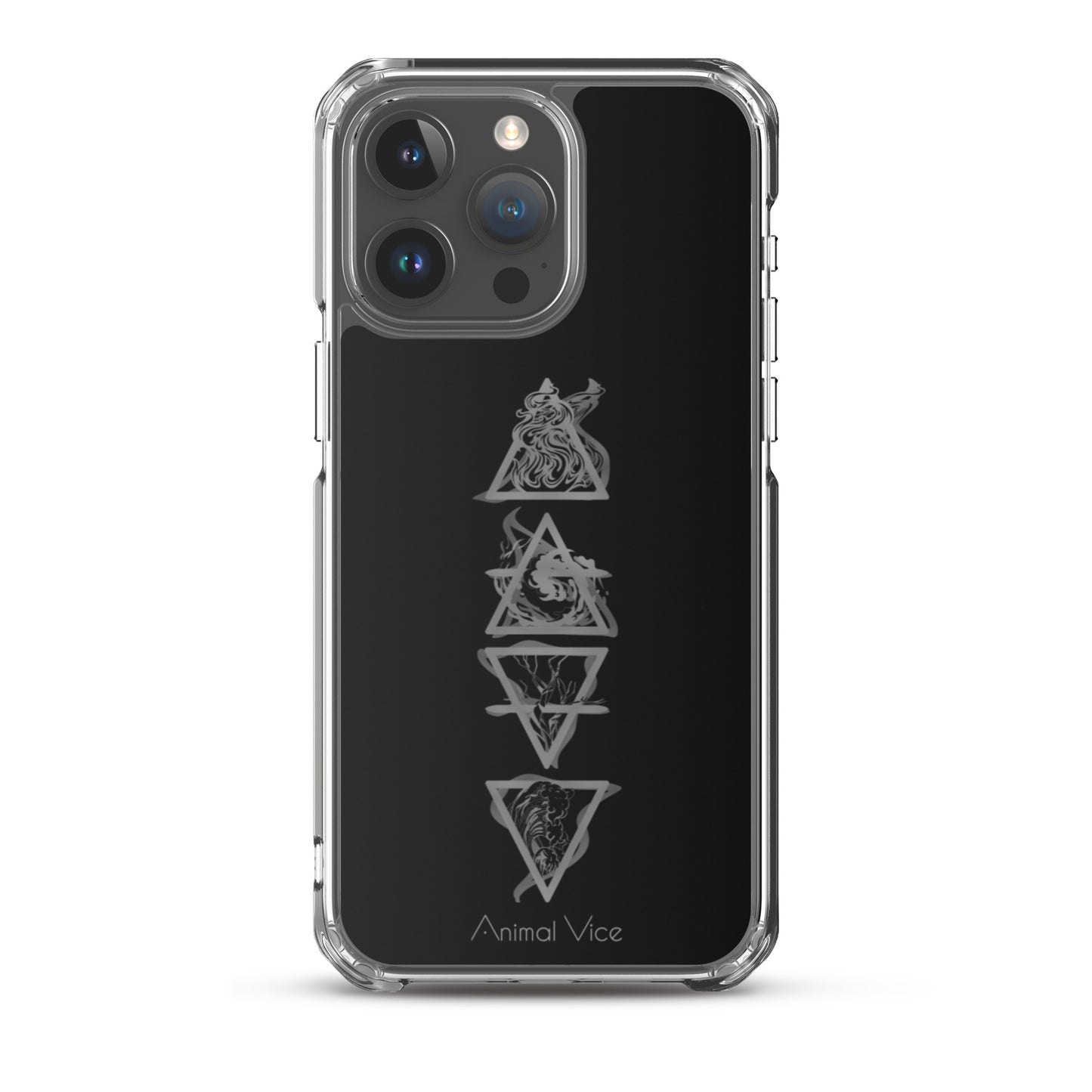 Elements Black iPhone Case