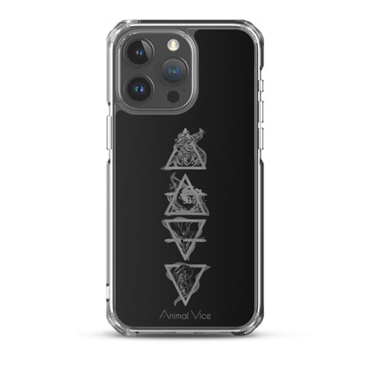 Elements Black iPhone Case