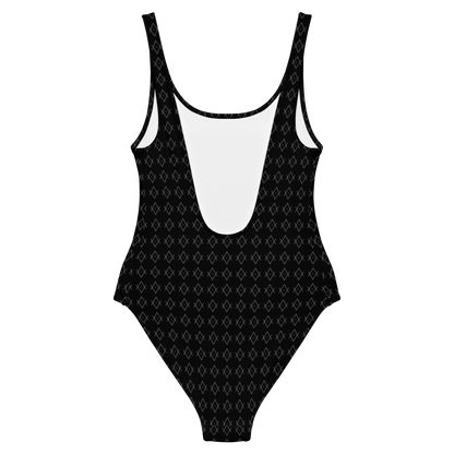 "As Above So Below" Pattern One-Piece Swimsuit