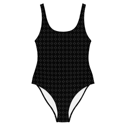 "As Above So Below" Pattern One-Piece Swimsuit