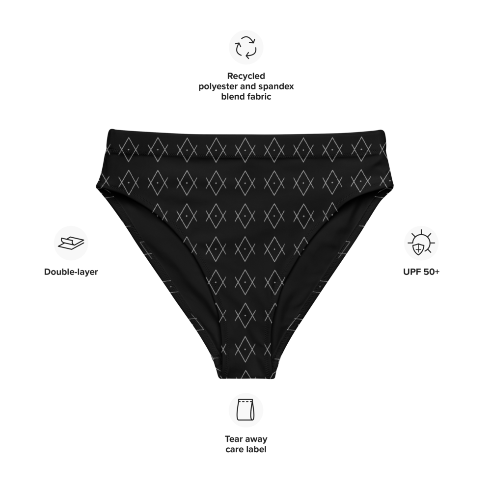 AV Recycled high-waisted bikini bottom