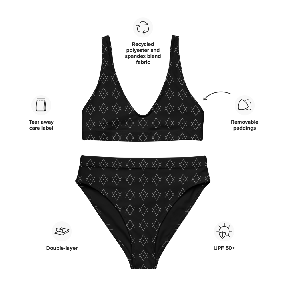 Bikini Reciclado AV talle alto