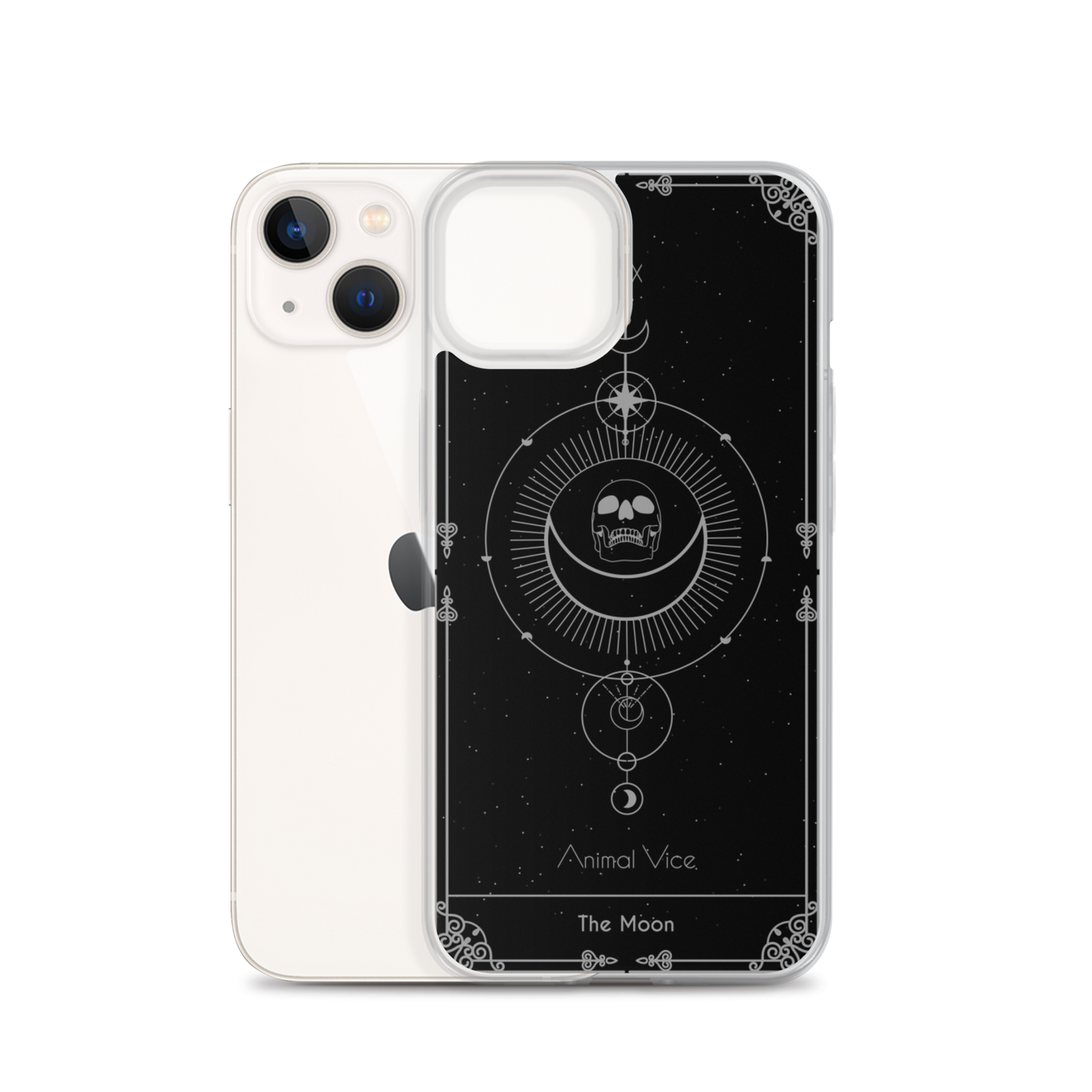 The Moon Black iPhone Case