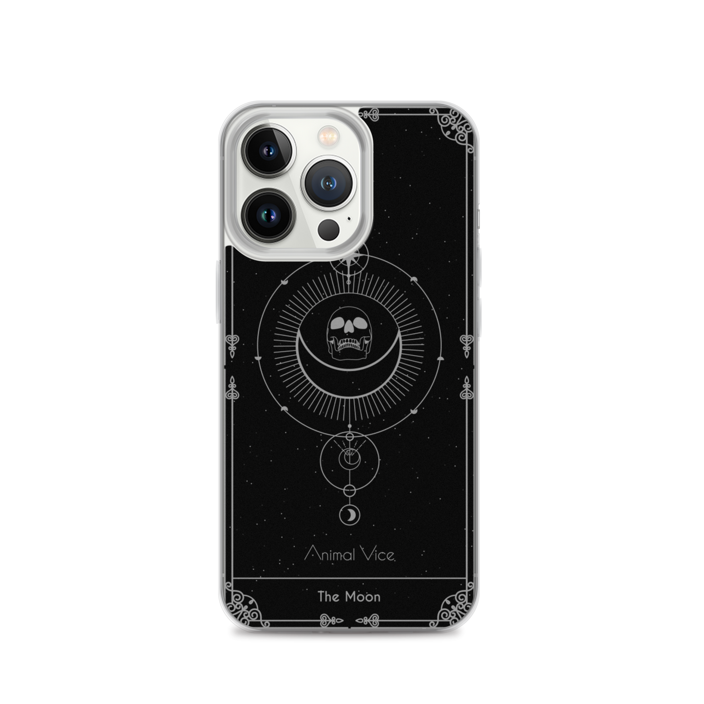 The Moon Black iPhone Case