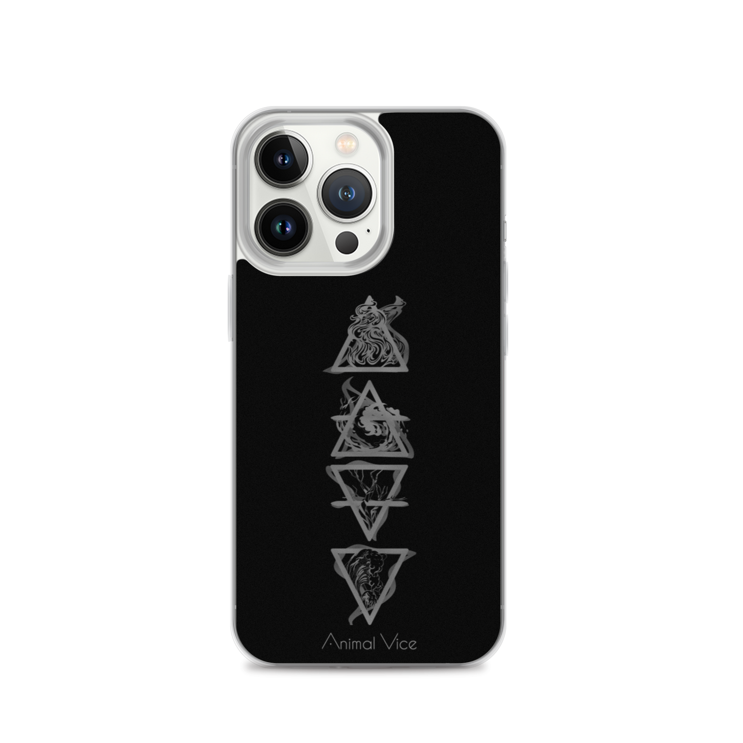 Elements Black iPhone Case