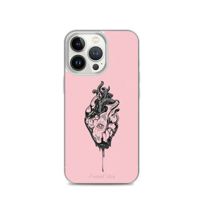 Oculi Cordis Pink iPhone Case