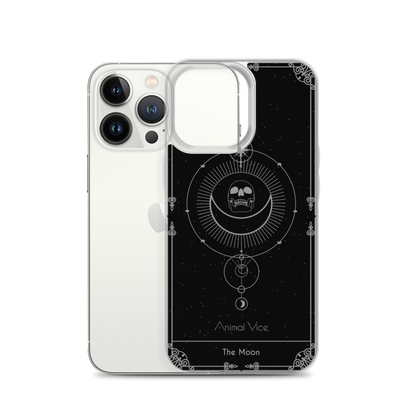 The Moon Black iPhone Case