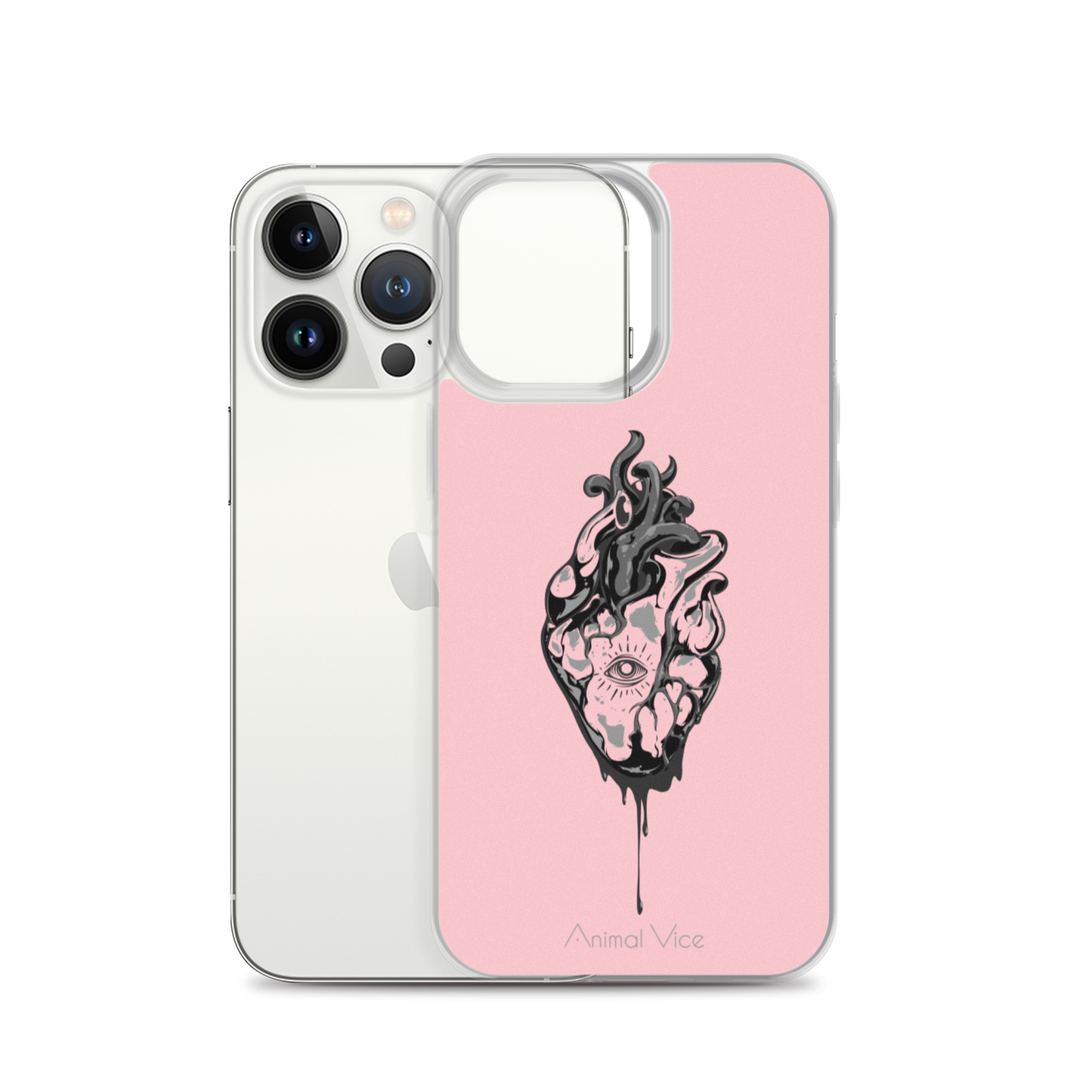 Oculi Cordis Pink iPhone Case