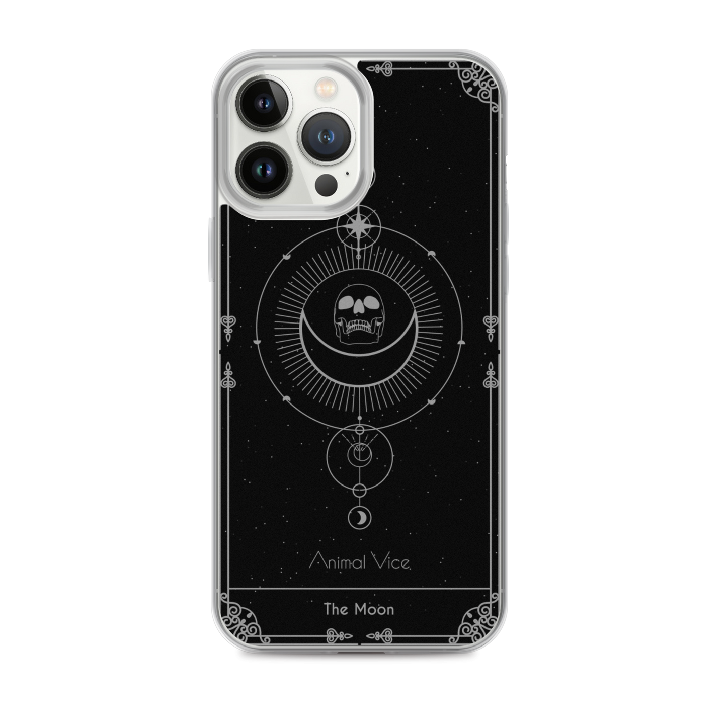 The Moon Black iPhone Case