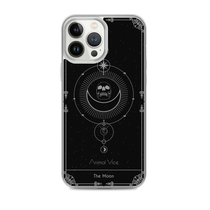 The Moon Black iPhone Case