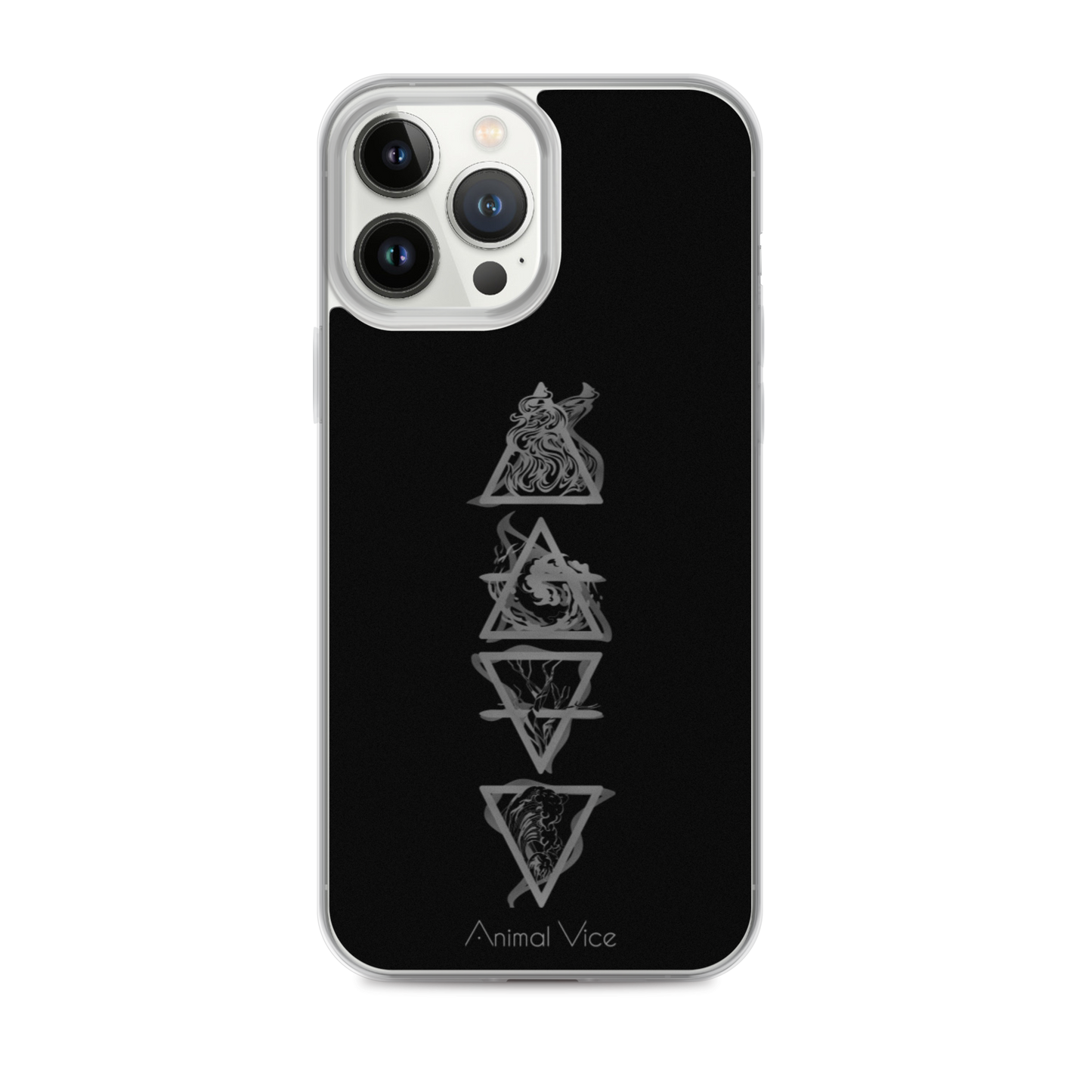 Elements Black iPhone Case