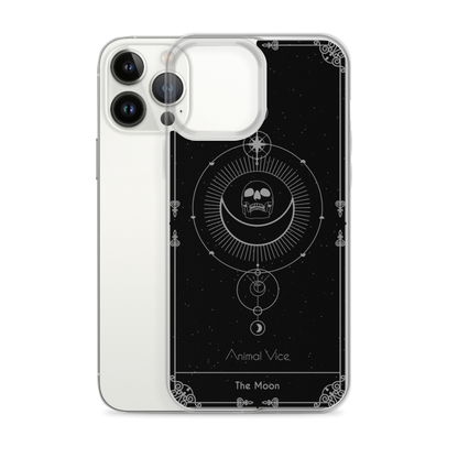 The Moon Black iPhone Case