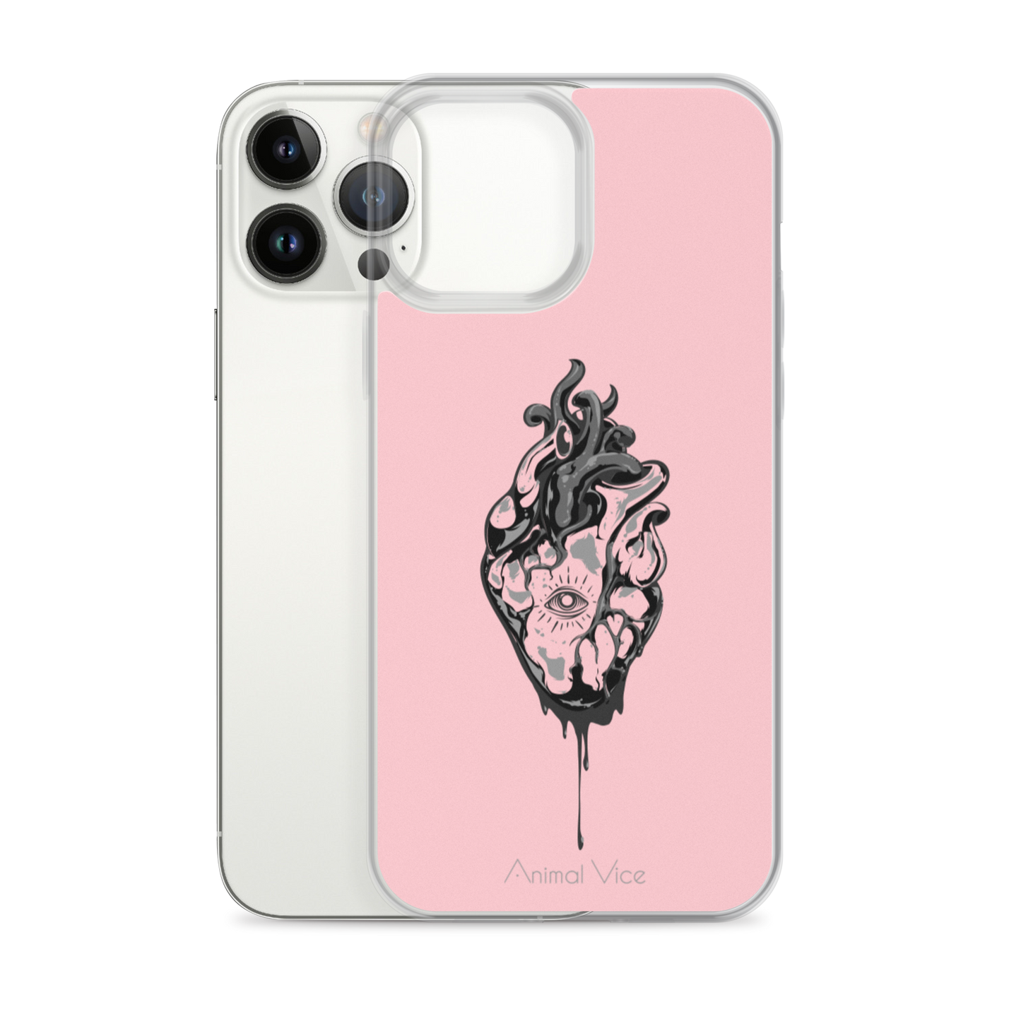 Oculi Cordis Pink iPhone Case