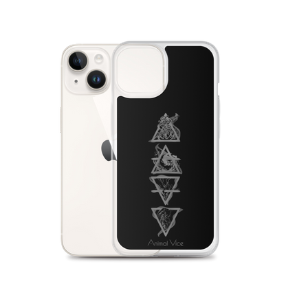 Elements Black iPhone Case