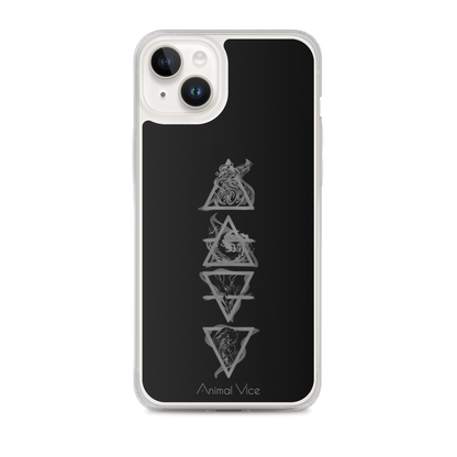 Elements Black iPhone Case