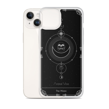 The Moon Black iPhone Case