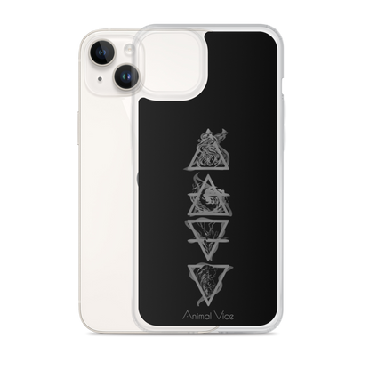 Elements Black iPhone Case