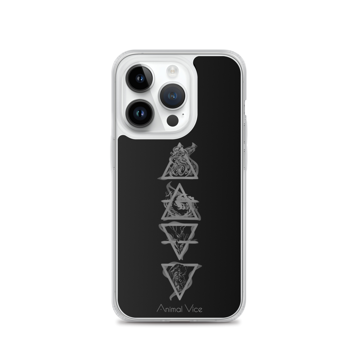 Elements Black iPhone Case