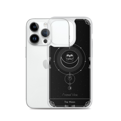 The Moon Black iPhone Case