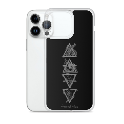Elements Black iPhone Case