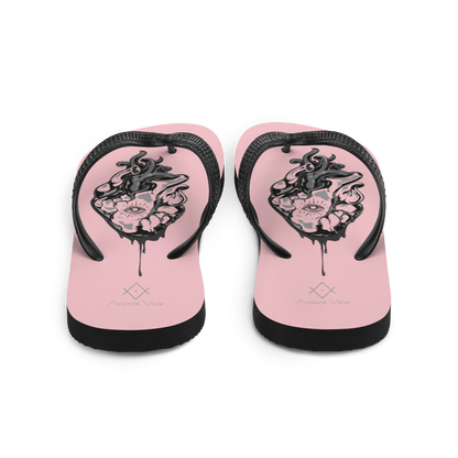 Oculi Cordis | Alternative Pink Flip-Flops for the beach