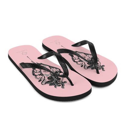 Oculi Cordis | Alternative Pink Flip-Flops for the beach