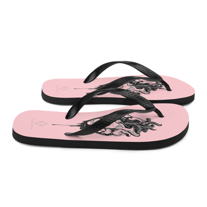 Oculi Cordis | Alternative Pink Flip-Flops for the beach