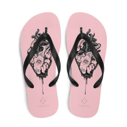 Oculi Cordis | Alternative Pink Flip-Flops for the beach