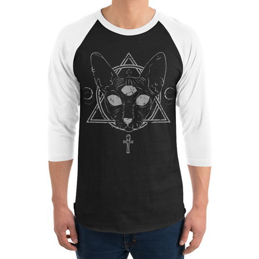 Diaboli Catus Playera Raglán Manga 3/4