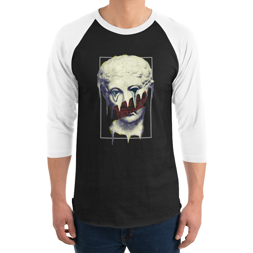 Dissociative Playera Raglán Manga 3/4