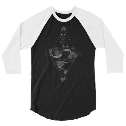 Serpent | Alternative 3/4 Sleeve Raglan T-Shirt