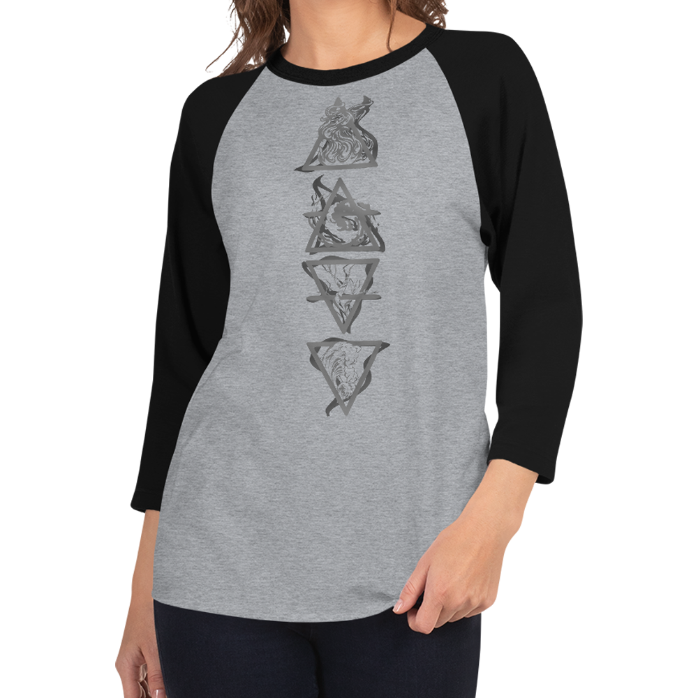 Elements Playera Raglán Manga 3/4