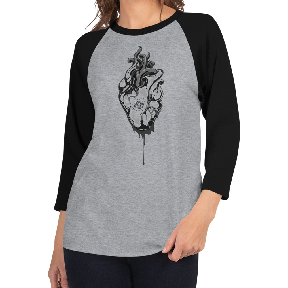 Oculi Cordis Playera Raglán Manga 3/4