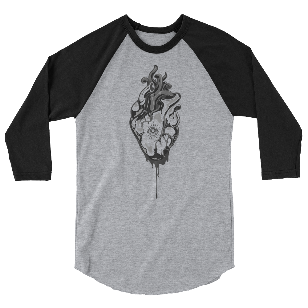 Oculi Cordis | Alternative 3/4 Sleeve Raglan T-Shirt