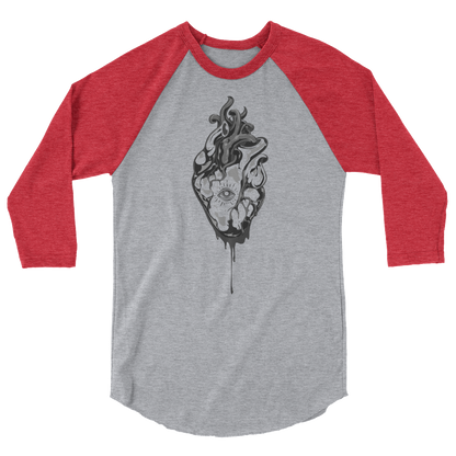 Oculi Cordis | Alternative 3/4 Sleeve Raglan T-Shirt